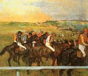 Edgar Degas Racehorses Spain oil painting artist